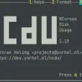 在 Linux 使用 NCDU 取代 DU 來檢視資料夾大小