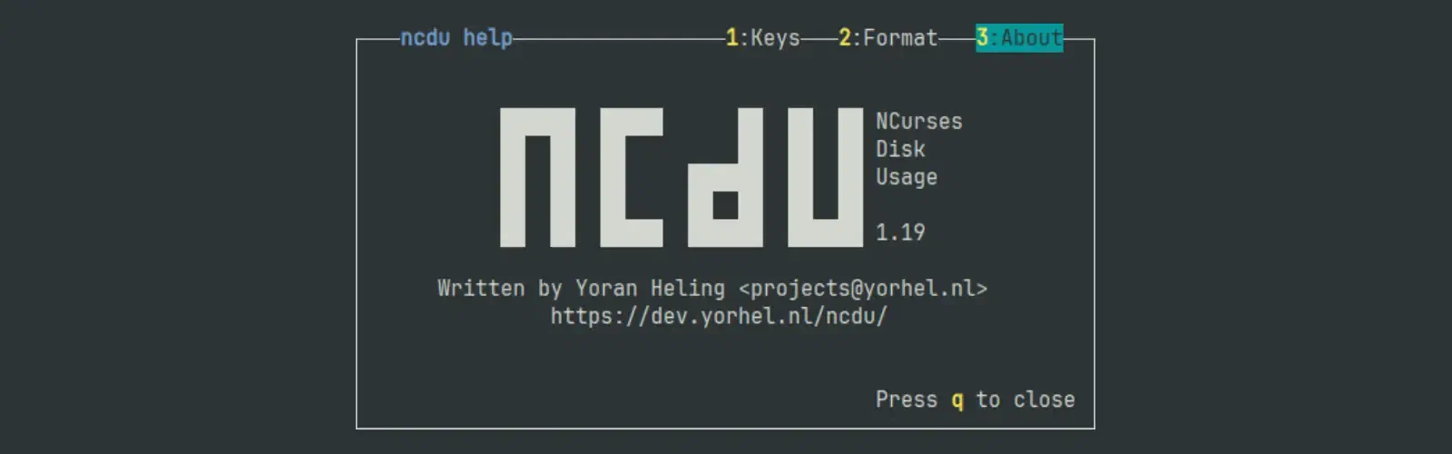 Featured image of post 在 Linux 使用 NCDU 取代 DU 來檢視資料夾大小